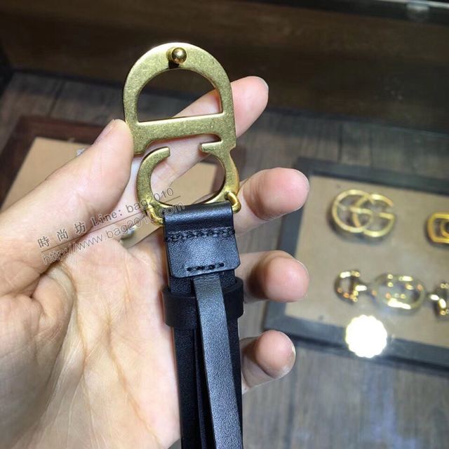 Dior皮帶 迪奧皮帶系列 Christian Dior黑色小牛皮皮帶  xfp2140